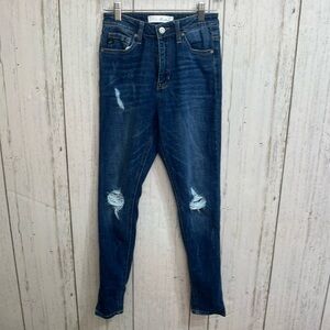 KanCan Dark Wash distressed jeans size 25